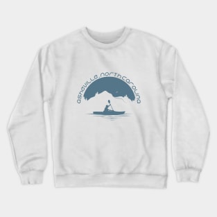 Asheville, North Carolina Kayaking - GreyBO 09 Crewneck Sweatshirt